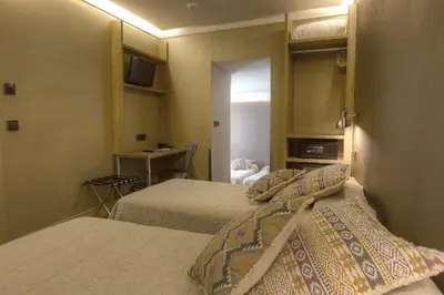 Cama o camas de una habitación en Los Patios