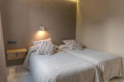 Cama o camas de una habitación en Los Patios