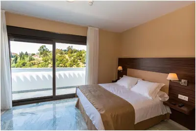 Cama o camas de una habitación en DWO Finca Los Abetos