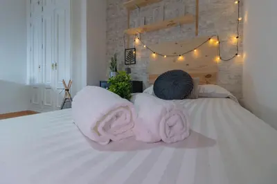 Cama o camas de una habitación en Apartamento Garcia