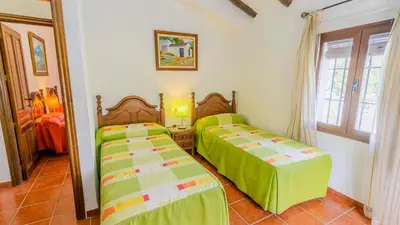Cama o camas de una habitación en La Carrasca II Priego de Córdoba by Ruralidays