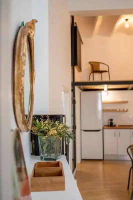 Una cocina o zona de cocina en Precioso apartamento nuevo en Sevilla Centro 4PAX