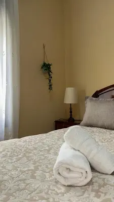 Cama o camas de una habitación en Apartamento El convento