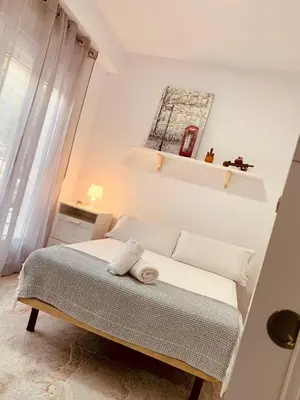 Cama o camas de una habitación en P&C APARTMENTS - Complejo Pintor Zurbarán