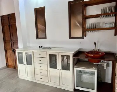 Una cocina o zona de cocina en Casa Rural Verde Oliva