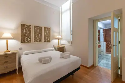 Cama o camas de una habitación en Quevedo city center by Valcambre