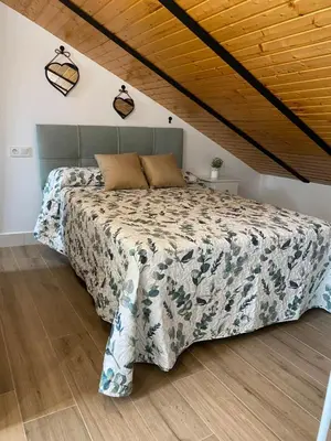 Cama o camas de una habitación en Casa Secunda Romar