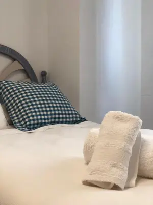 Cama o camas de una habitación en Apartamento Siete De Mayo