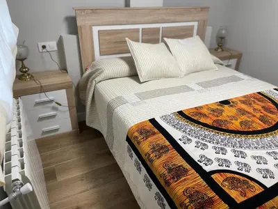 Cama o camas de una habitación en Apartamento Centro de Jaén
