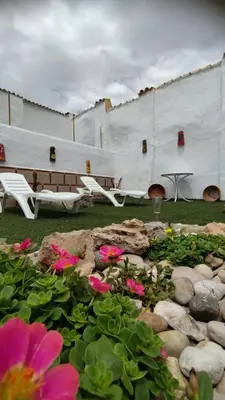 Jardín al aire libre en Carmen House