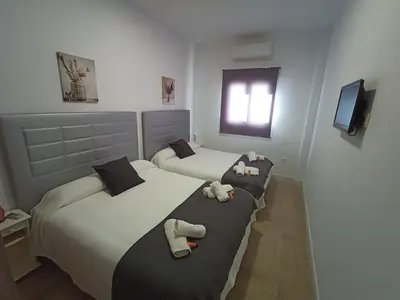 Cama o camas de una habitación en Casa FERTONIA