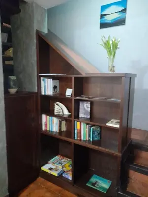 Biblioteca en el apartamento