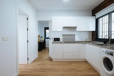 Una cocina o zona de cocina en Casa Flandes 67