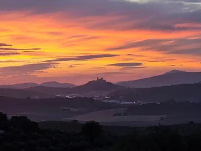 Paisaje cerca de esta villa