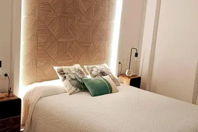 Cama o camas de una habitación en Apartamento Bayyana