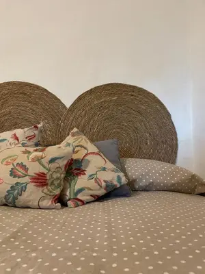 Cama o camas de una habitación en Cortijo Doñana