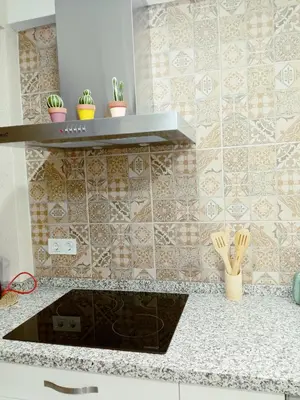 Una cocina o zona de cocina en Apartamento La Viñuela