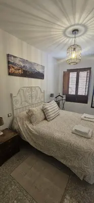 Cama o camas de una habitación en Fantástico duplex en el centro de Osuna