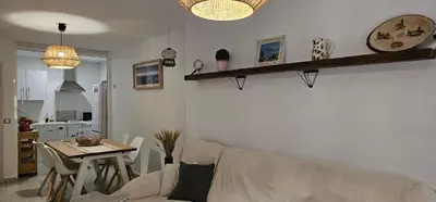 Zona de estar de Fantástico duplex en el centro de Osuna