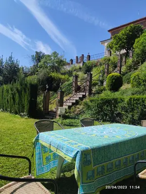 Jardín al aire libre en Los Cipreses