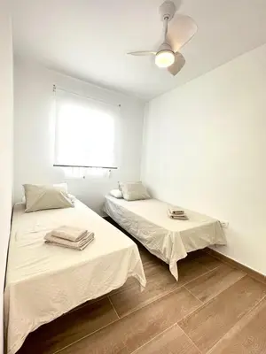 Cama o camas de una habitación en Apartamento Empedrada