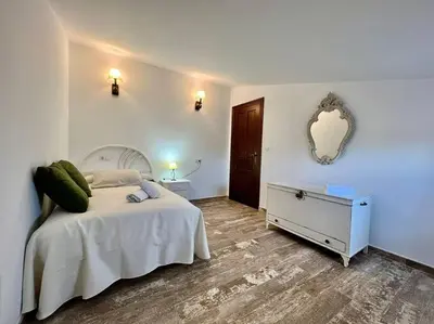 Cama o camas de una habitación en Casa Rural Alfavila