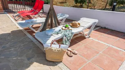 Un balcón o terraza de Santa Marta Archidona by Ruralidays
