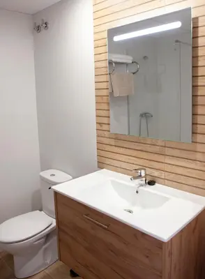 Un baño de PENSION RESTAURANTE ANGEL