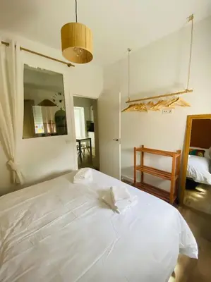 Cama o camas de una habitación en SunShine San Eloy - Centro de Cordoba
