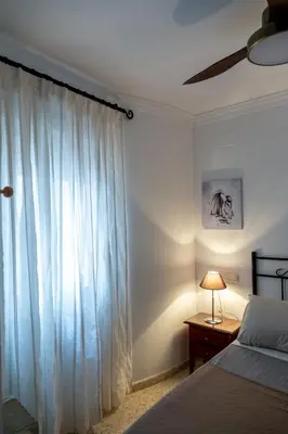 Cama o camas de una habitación en Apartamento San Miguel